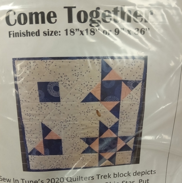 New Quilters Trek Sew in Tune's Come Together Quilt Block Kit - Picture 1 of 3
